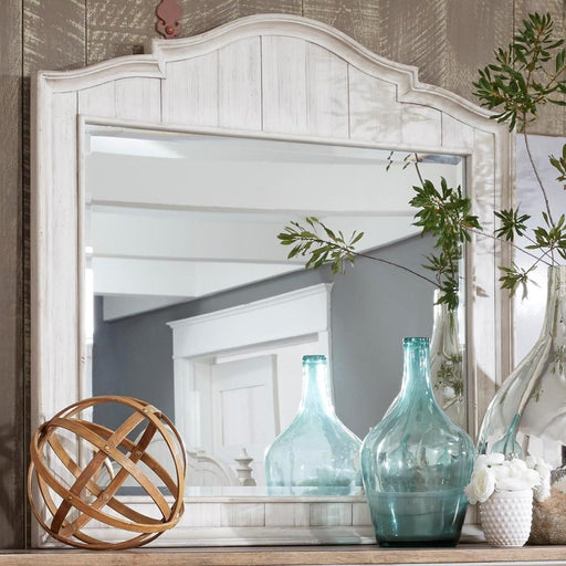 Liberty Furniture Farmhouse Reimagined Mirror in Antique White image
