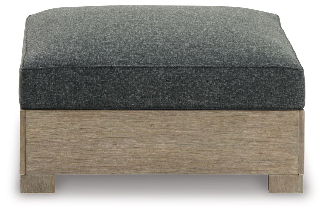 Citrine Park - Ottoman With Cushion - Brown