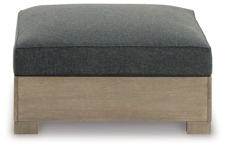 Citrine Park - Ottoman With Cushion - Brown