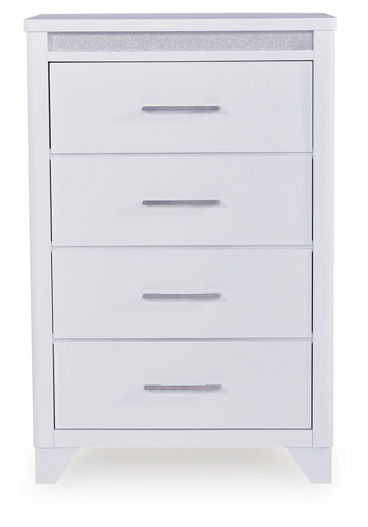 Jarlee - Four Drawer Chest - White