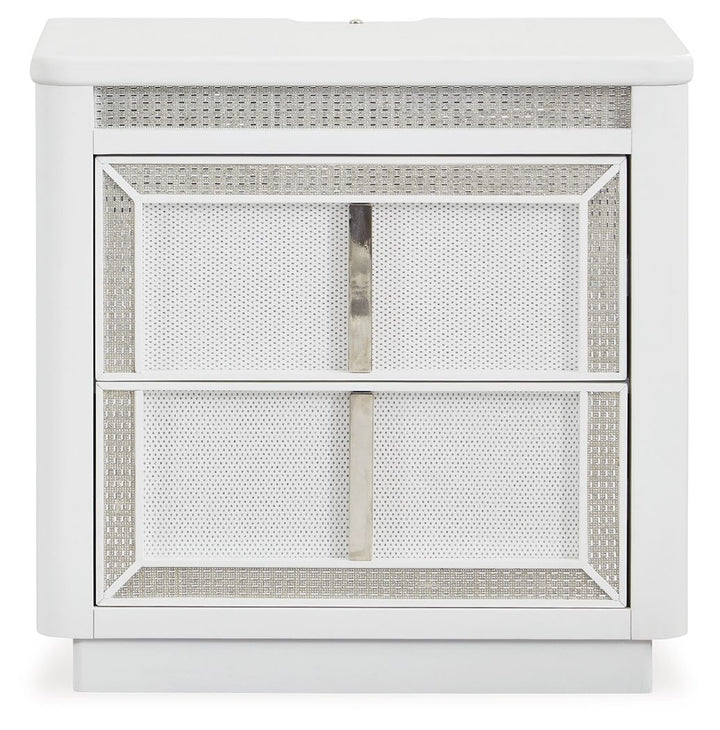 Chalanna - Two Drawer Night Stand - White