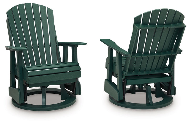 Shell Beach - Swivel Glider Chair - Green