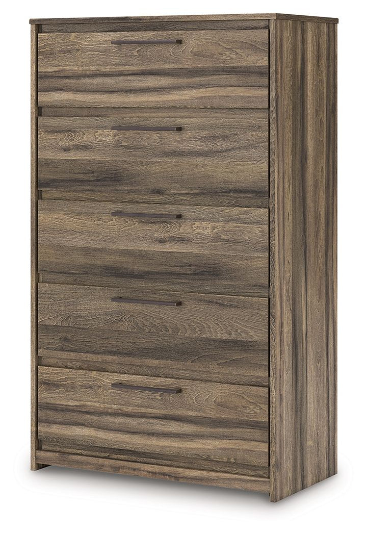 Elbrim - Five Drawer Chest - Brown