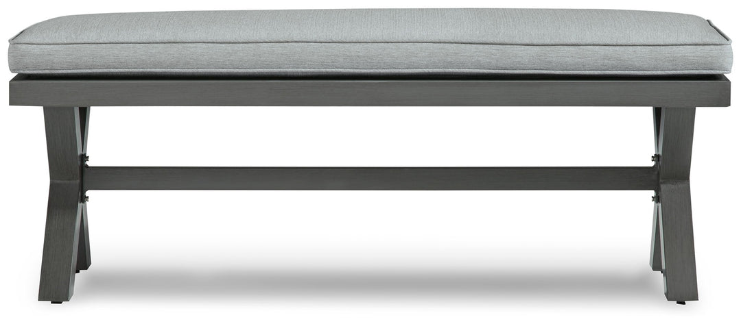 Elite Park - Bench With Cushion - Gray