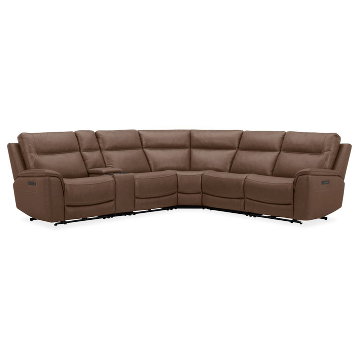 Collins - 6 Piece Sectional - Brown