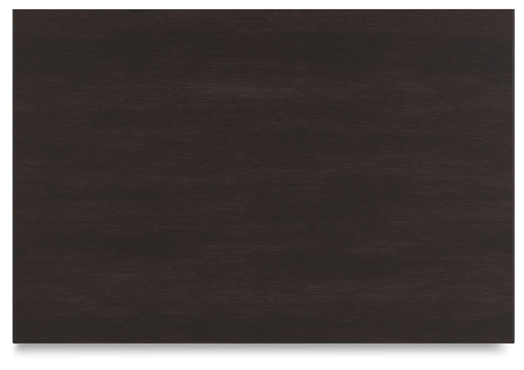 Covetown - Two Drawer Night Stand - Dark Brown