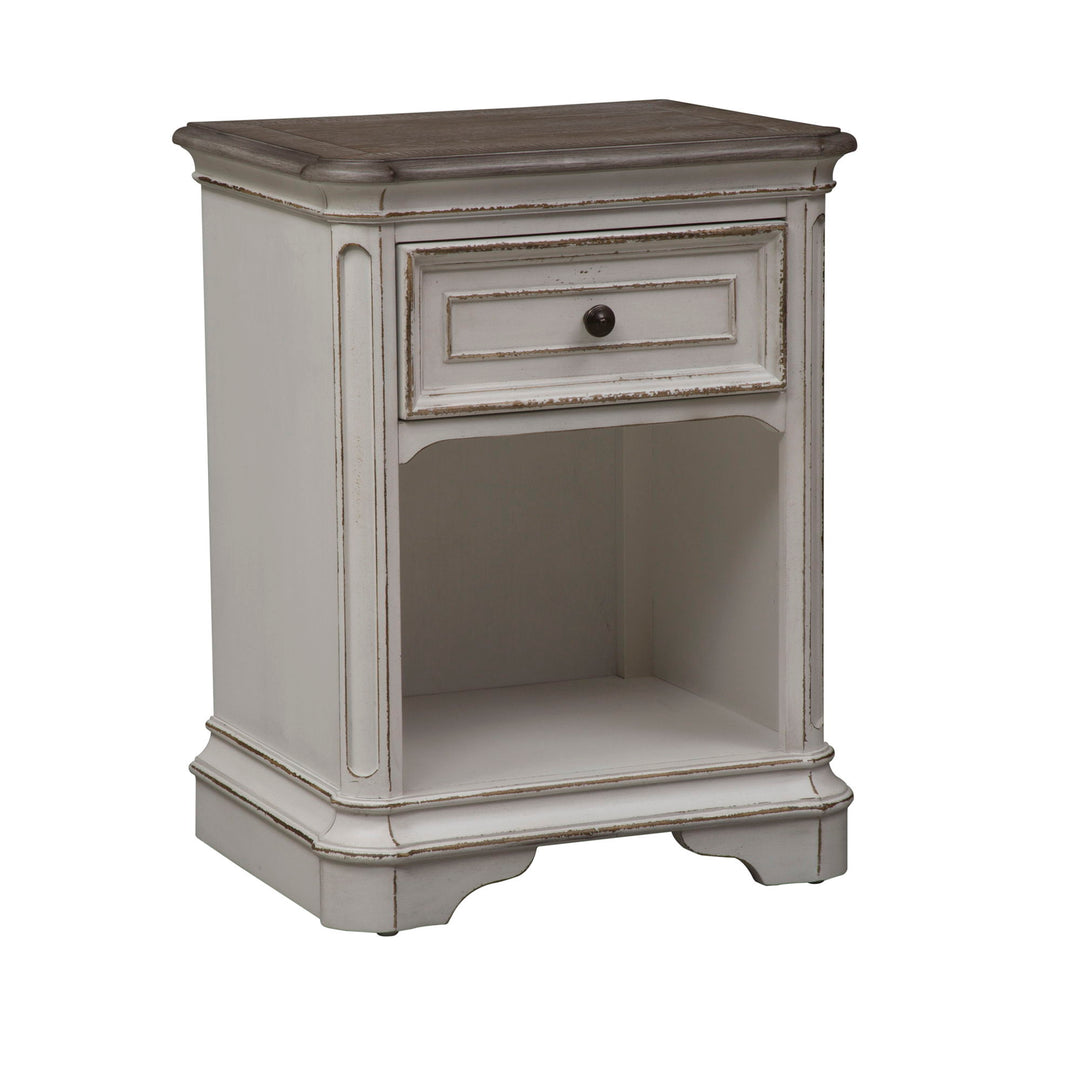 Magnolia Manor - 1 Drawer Nightstand - White