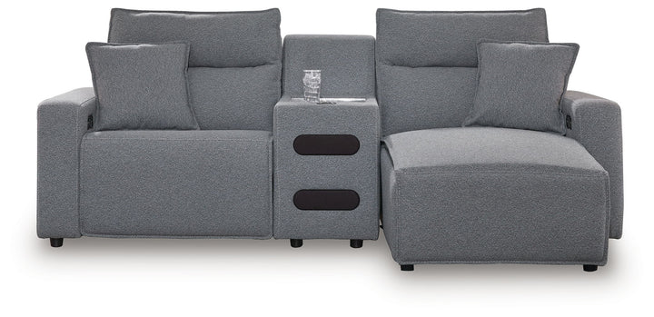ModMax II - Salt And Pepper - Reclining Sectional