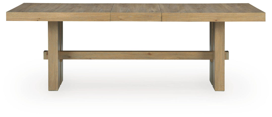 Lasinger - Rectangular Dining Room Extension Table - Light Brown