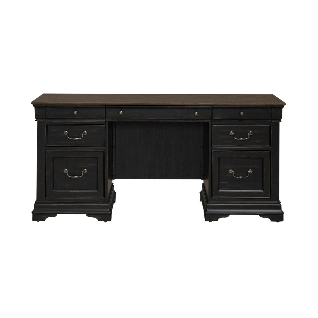 Meritage - Jr Executive Credenza - Black