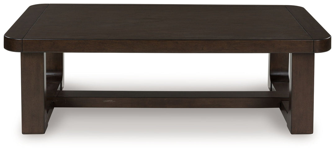 Breckington - Rectangular Cocktail Table - Dark Brown
