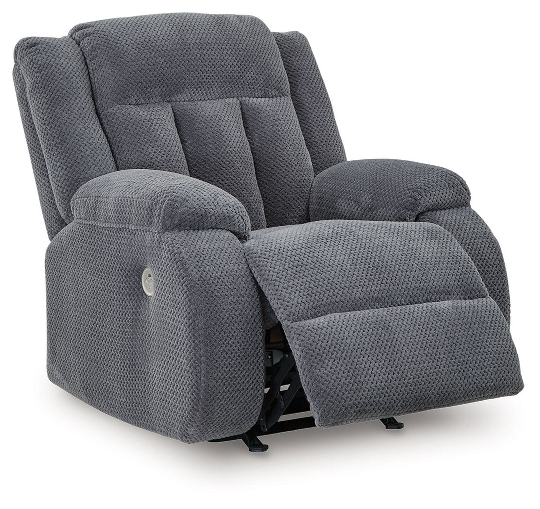 Observation - Power Rocker Recliner - Steel