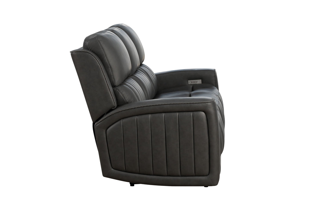 Pierce - Power Sofa With Power Recline, Power Headrest (Drop Down Table With Two Cup Holders)-Zero Gravity, Lumbar