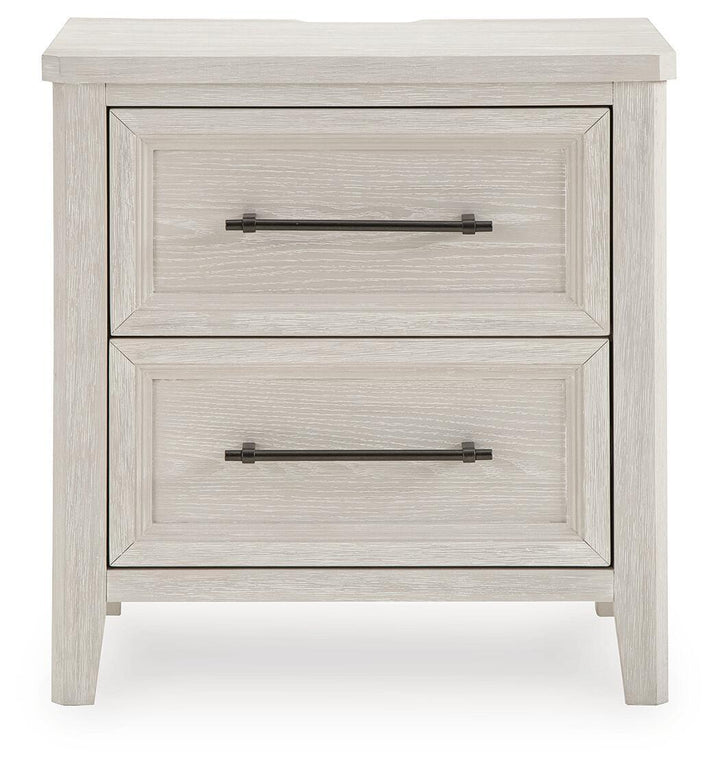 Darbonton - Two Drawer Night Stand - Dove White