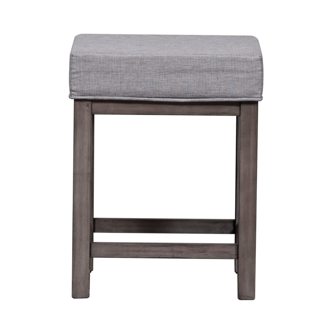 Tanners Creek - Upholstered Console Stool (Set of 3) - Dark Gray