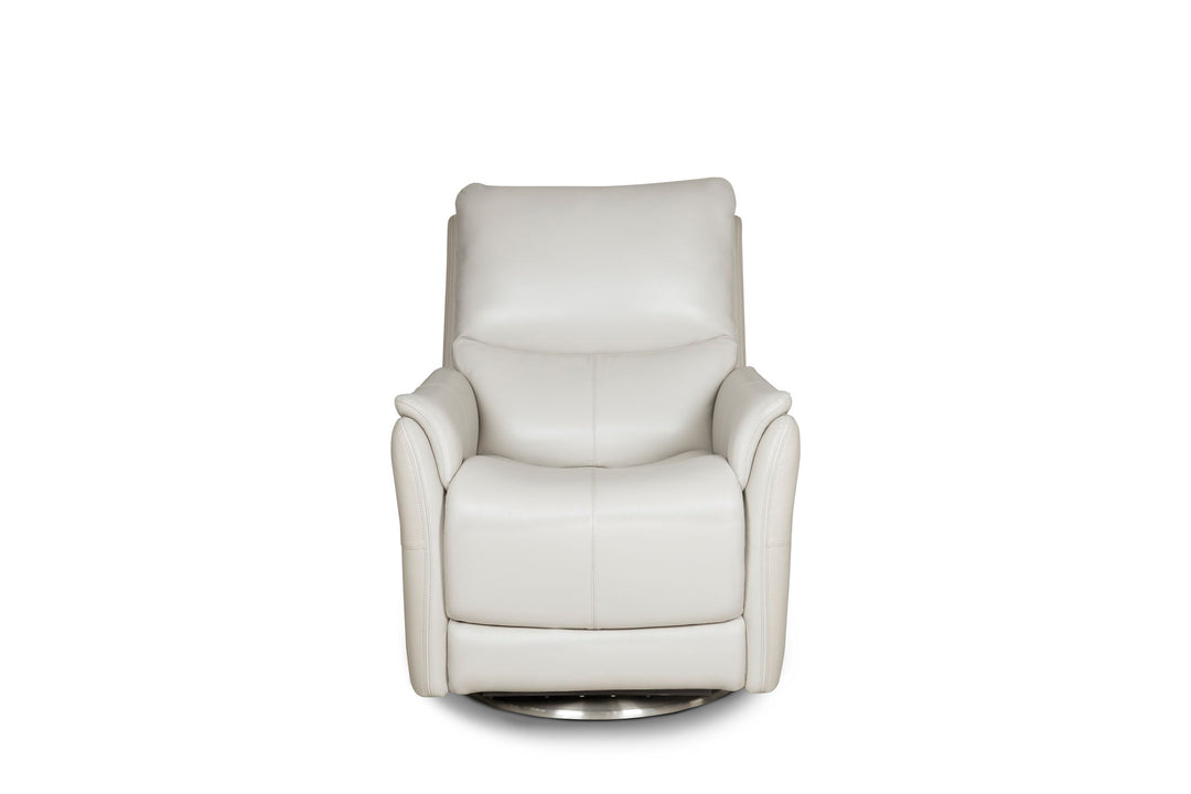 Salem - Swivel Recliner With Power Recline, Power Headrest, Power Lumbar, Layflat, 3" Footrest Extension