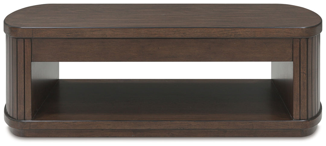 Korestone - Lift Top Cocktail Table - Dark Brown