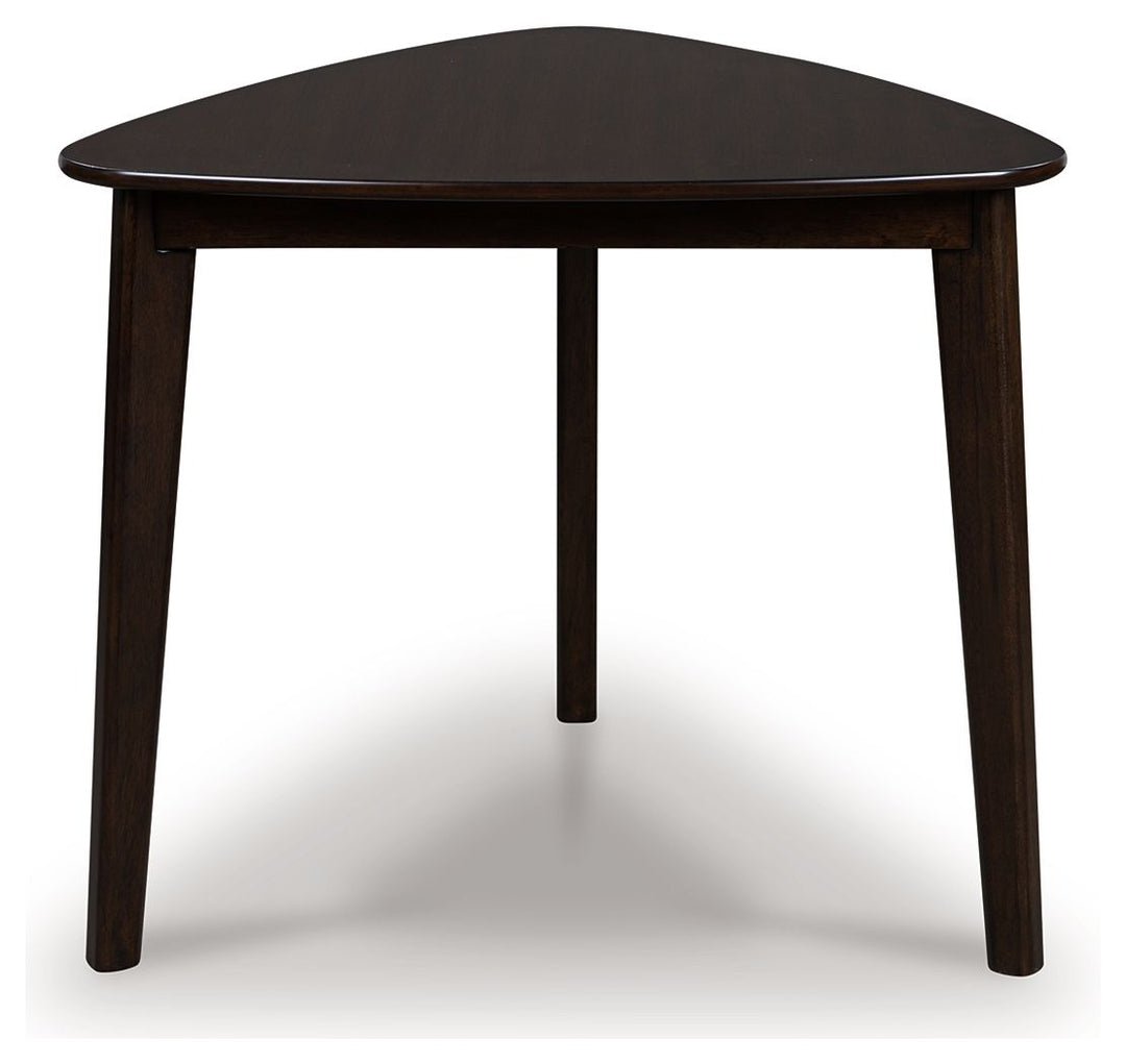 Mallenette - Triangle Dining Room Table - Merlot