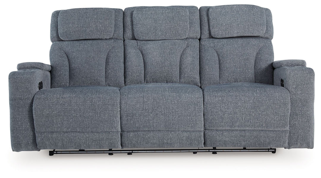 Studio Cave - Power Reclining Sofa - Steel