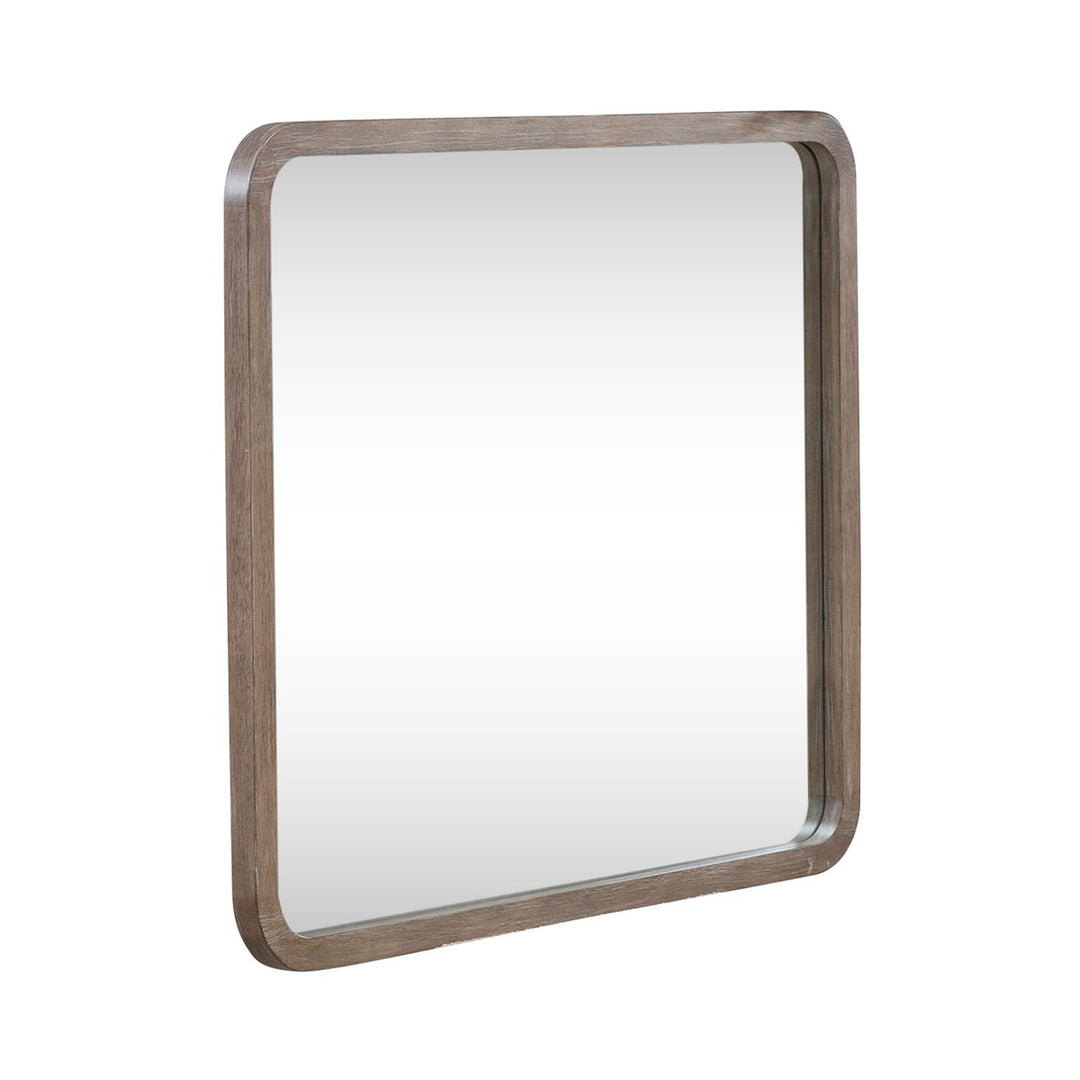 South Bend - Landscape Mirror - Brown