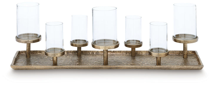 Wallmond - Candle Holder - Antique Brass Finish