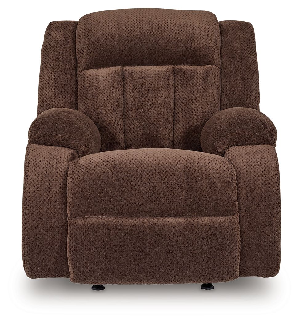 Free Wake - Power Rocker Recliner - Chocolate