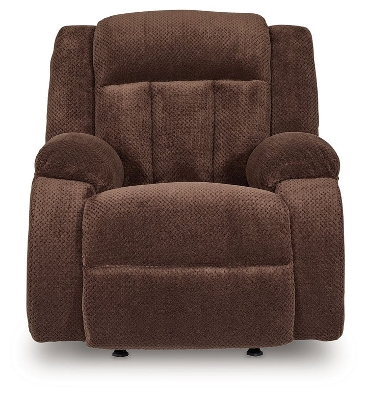 Free Wake - Power Rocker Recliner - Chocolate
