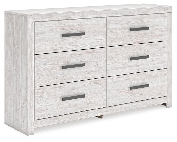 Cayboni - Six Drawer Dresser - Whitewash