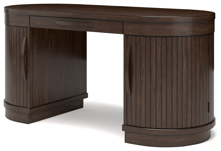 Korestone - Home Office Desk - Warm Brown