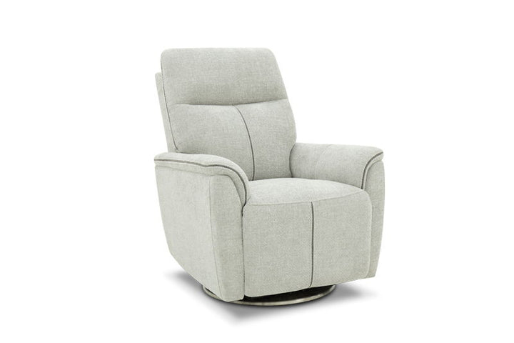 Mable - Triple Power Swivel Recliner With Headrest & Lumbar System