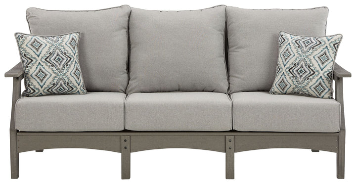 Visola - Sofa with Cushion - Gray