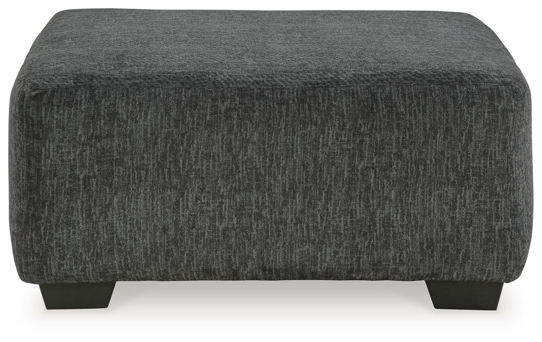 Biddeford - Oversized Accent Ottoman - Shadow