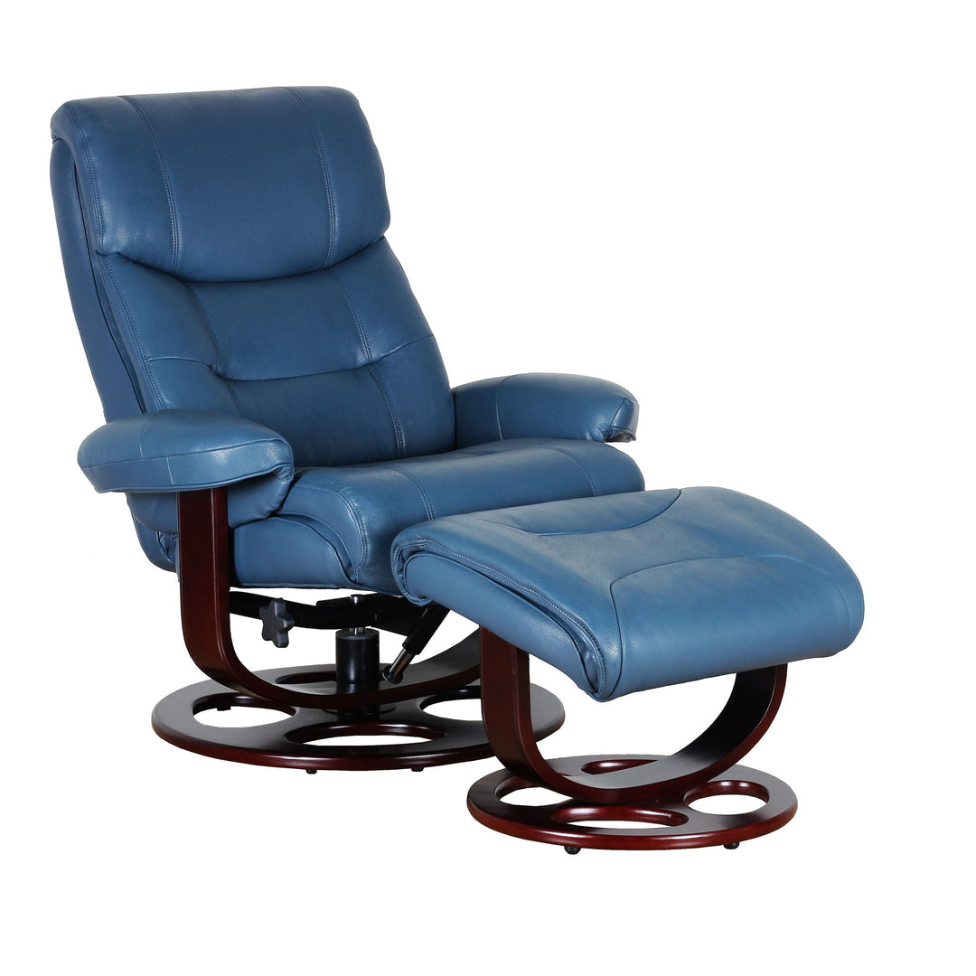 Dawson - Swivel Pedestal Recliner And Ottoman