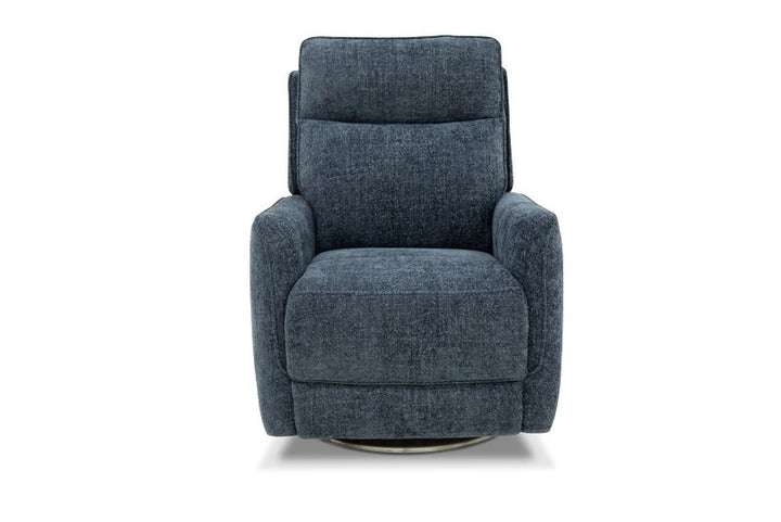 Maben - Triple Power Swivel Recliner With Headrest & Lumbar System