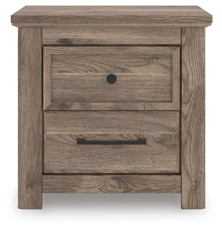 Rusticott - Two Drawer Night Stand - Brown