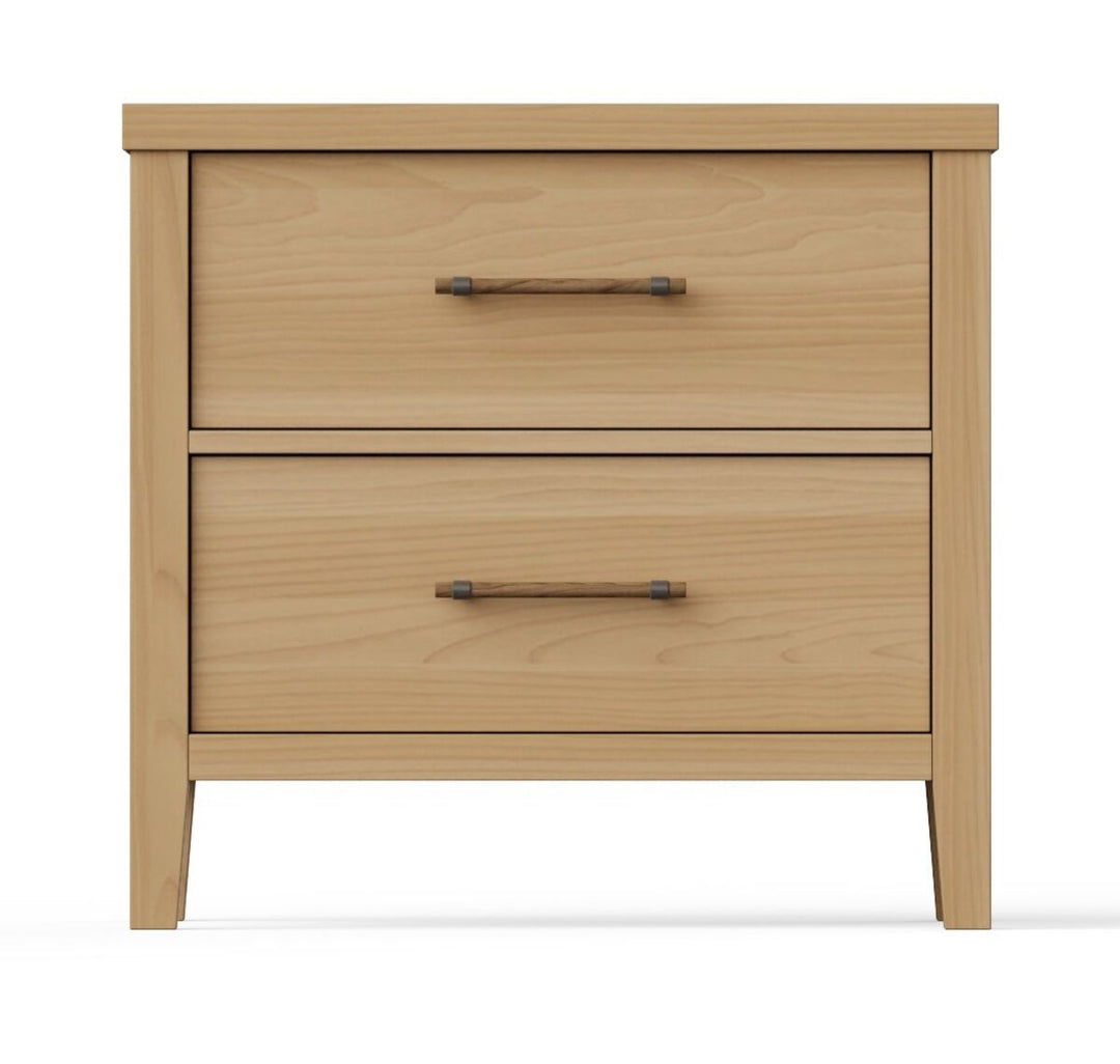 Pure Maple - 2 Drawer Nightstand