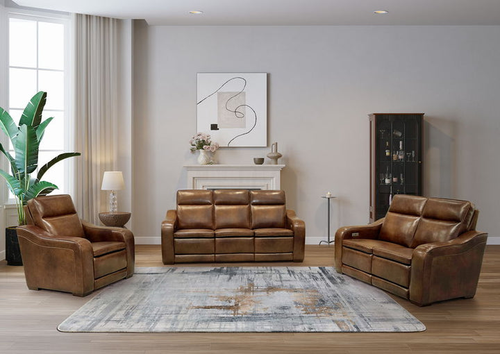 Grady - Recliner With Power And Power Headrest, Power Lumbar - Cocoa