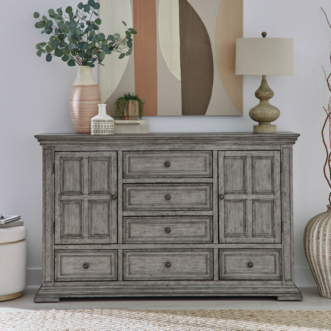 Big Valley - 2 Door 6 Drawer Dresser