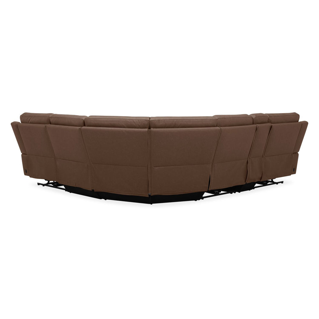 Collins - 6 Piece Sectional - Brown