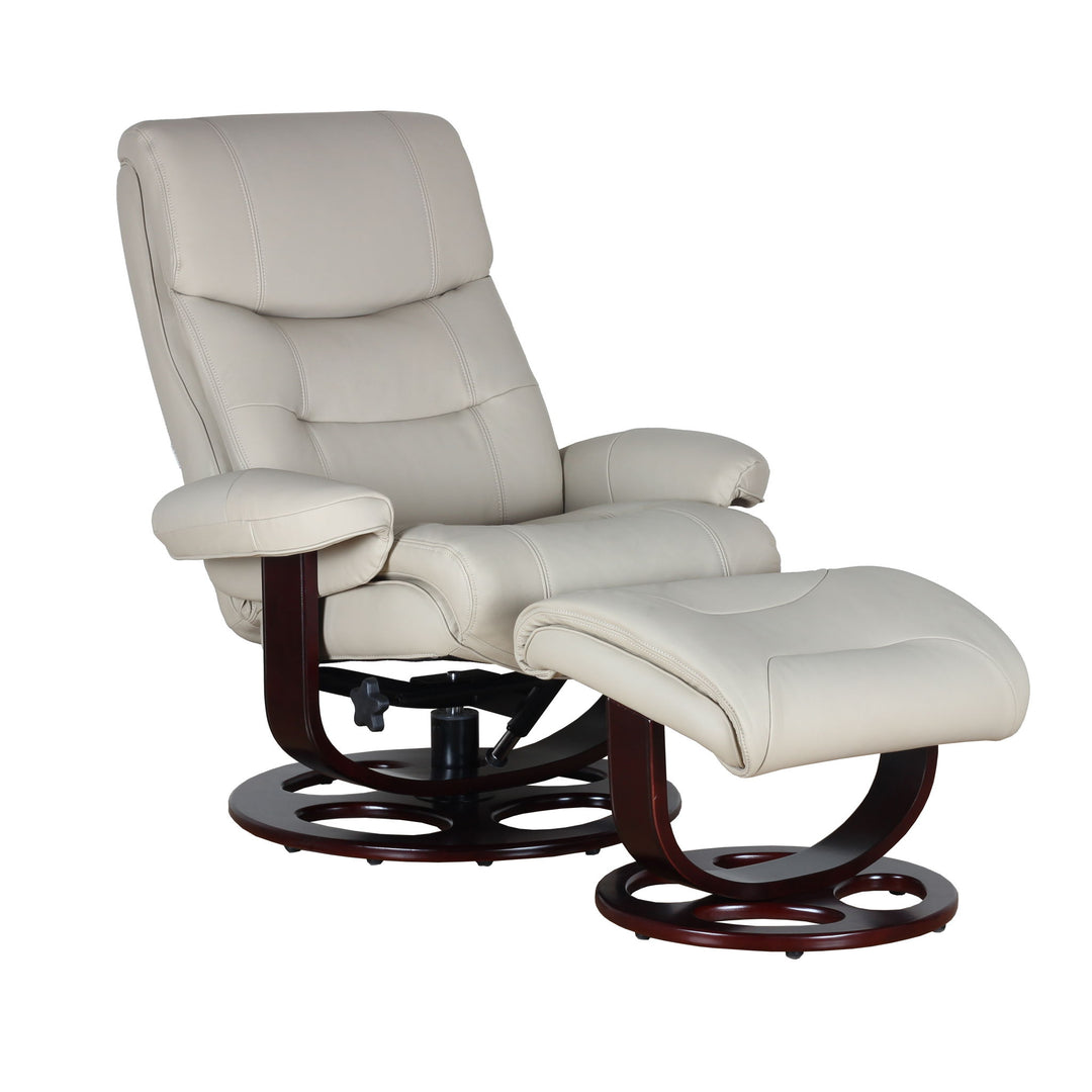 Dawson - Swivel Pedestal Recliner And Ottoman