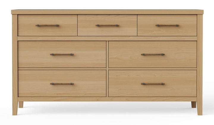 Pure Maple - 7 Drawer Dresser