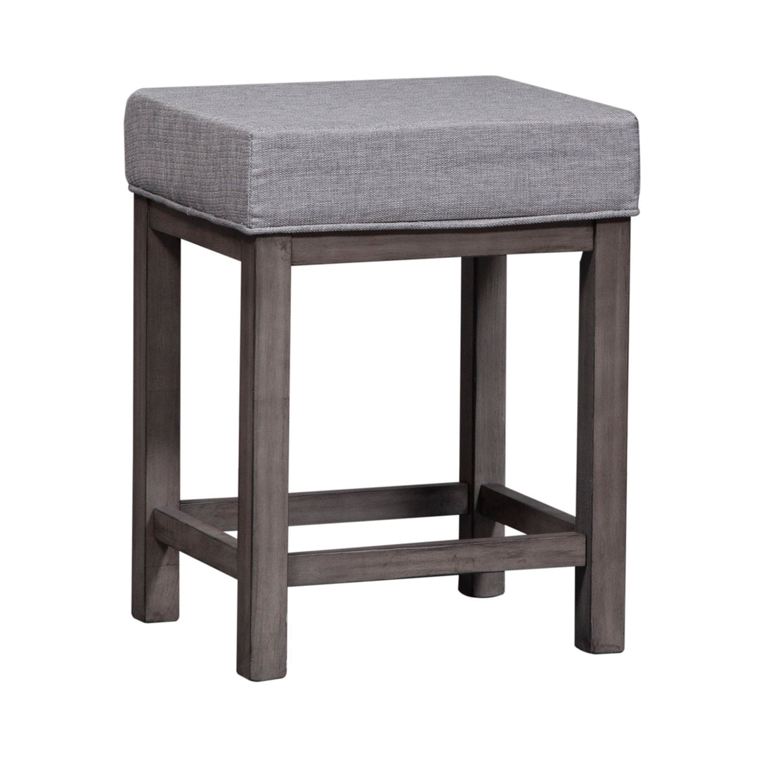 Tanners Creek - Upholstered Console Stool (Set of 3) - Dark Gray