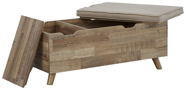 Gerdanet - Storage Bench - Beige