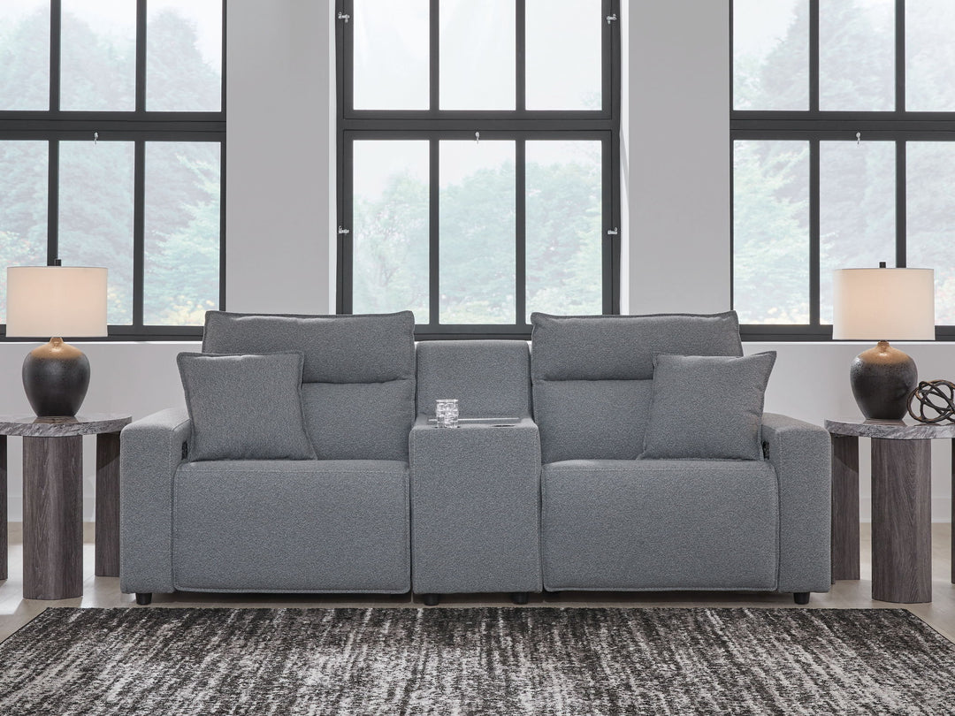 ModMax II - Salt And Pepper - Reclining Sectional