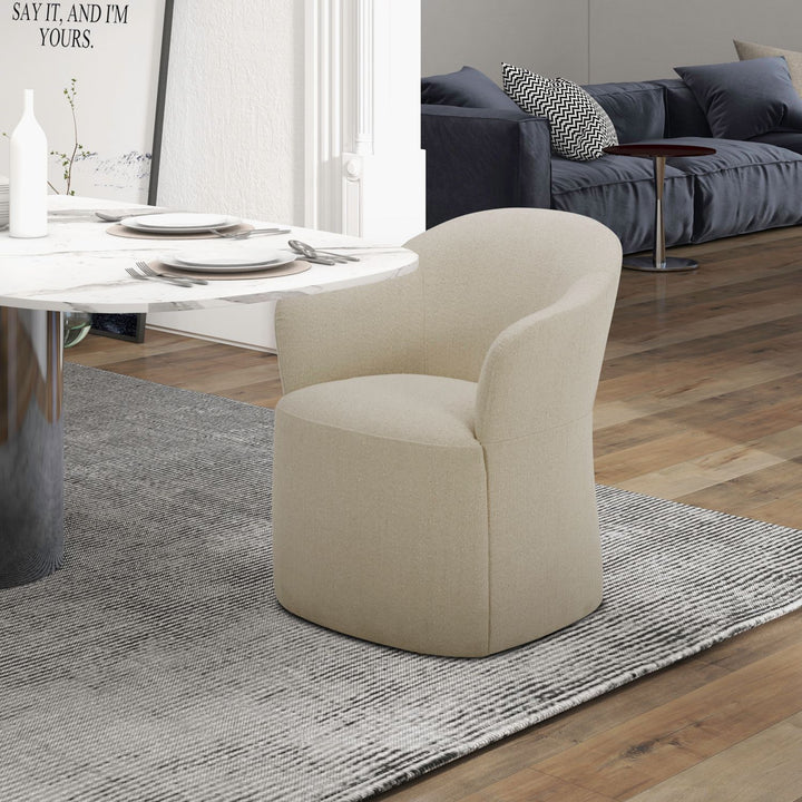 Accent Dining - Accent Chair With Casters