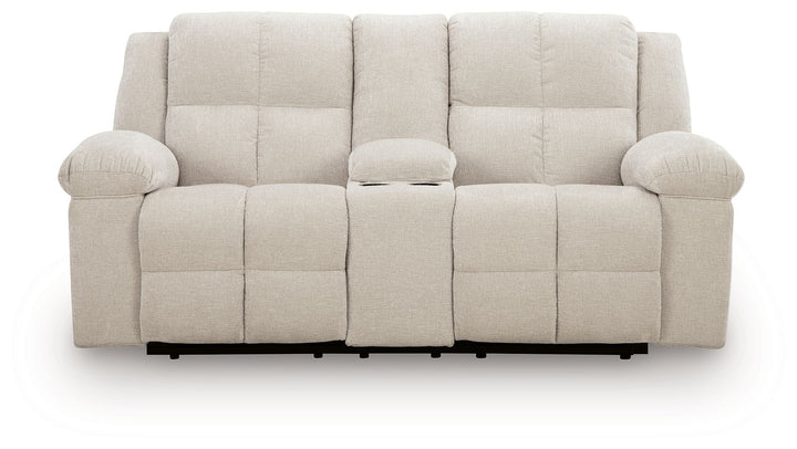 Orlen - Double Reclining Loveseat With Console - Winter