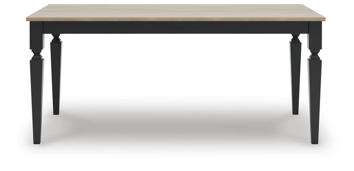 Brenkerton - Rectangular Dining Room Table - Grayish Brown / Black