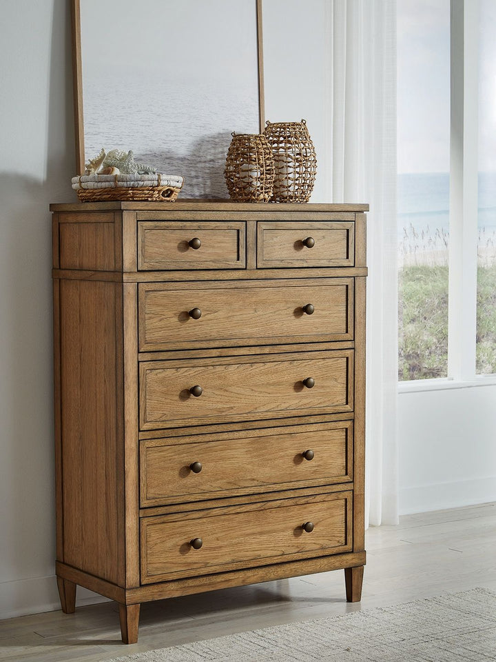 Sharlance - Six Drawer Chest - Brown