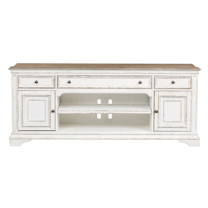 Magnolia Manor - Entertainment TV Stand - White