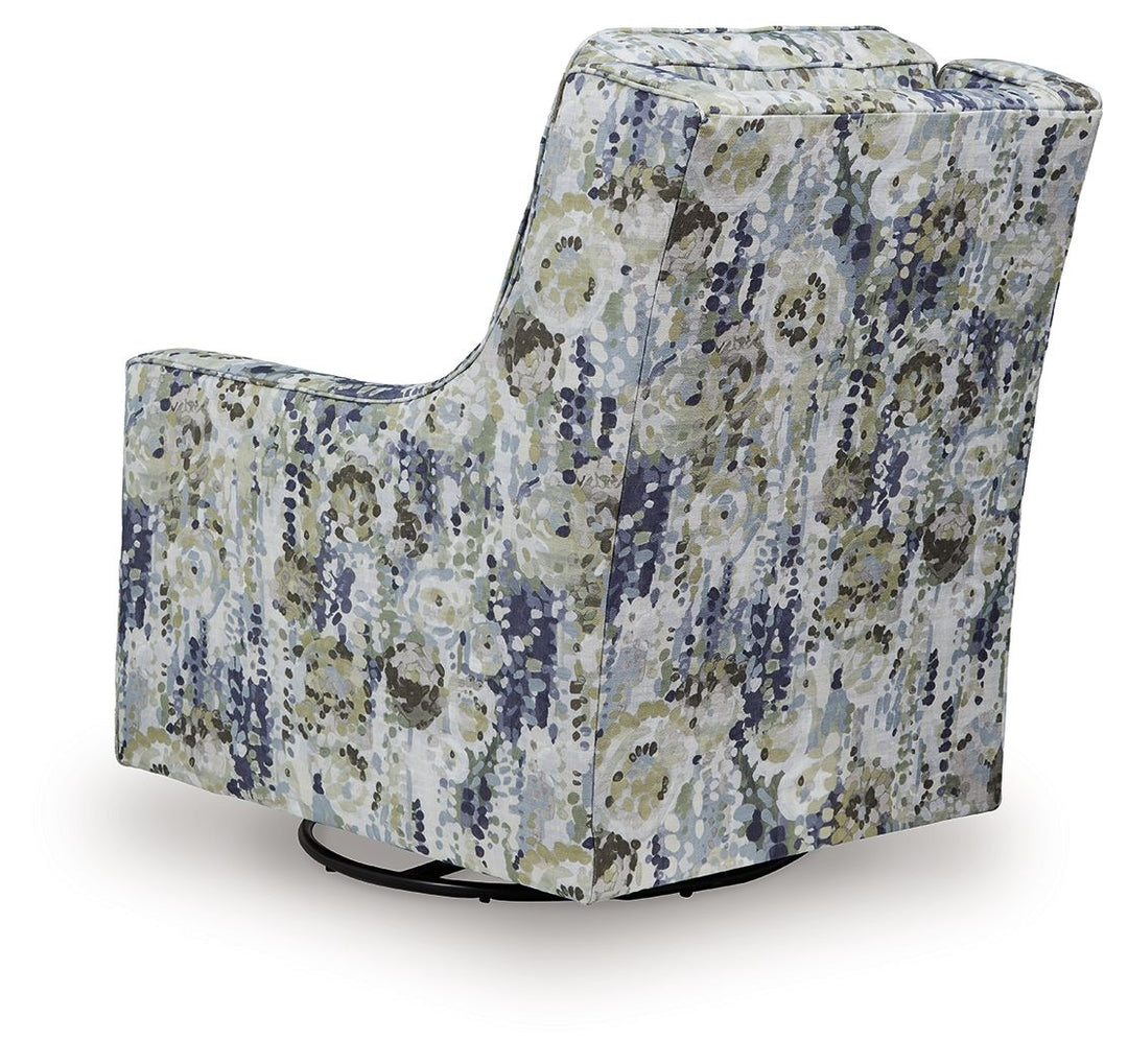 Dustinford - Swivel Glider Accent Chair - Multi